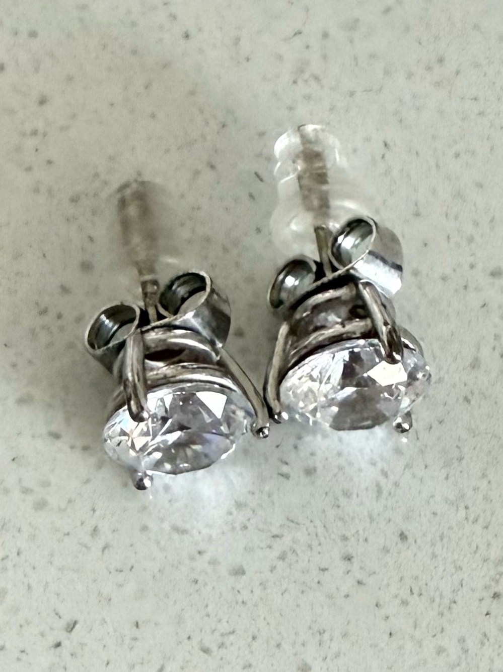 NORDSTROM Cubic Zirconia Earrings - 6ct. - Picture 5 of 9